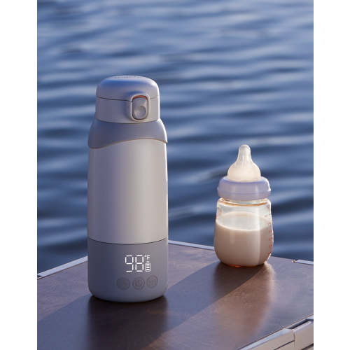Portable Milk Warmer Pro for Travel, Detachable Design for Easily Clea