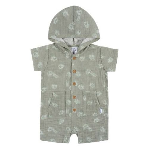 Gerber Baby & Toddler Boys' Hooded Romper - Desert - 3-6 Months