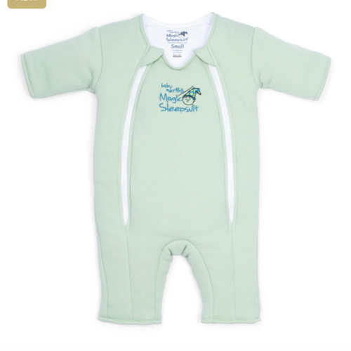 Sage Green Baby Merlin’s Magic Sleepsuit – 100% Cotton Sleep Solution
