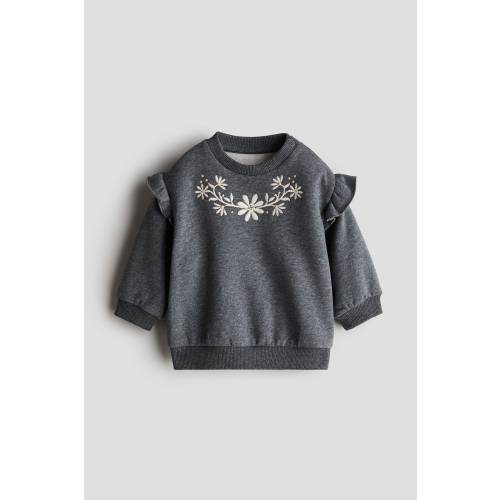 GREY CREWNECK SWEATSHIRT