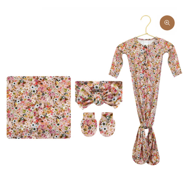 Penelope Newborn Headband Bundle (Gown)