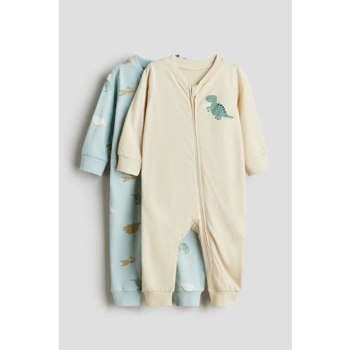 2-pack Cotton Pajama Jumpsuits