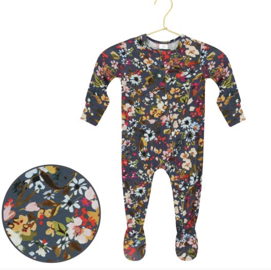 Ruby Zipper Footies