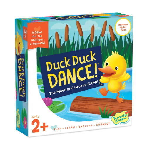 Peaceable Kingdom Duck Duck Dance - Fun Grooving & Dancing Game for Toddlers, 2-4 Players, Ages 2+