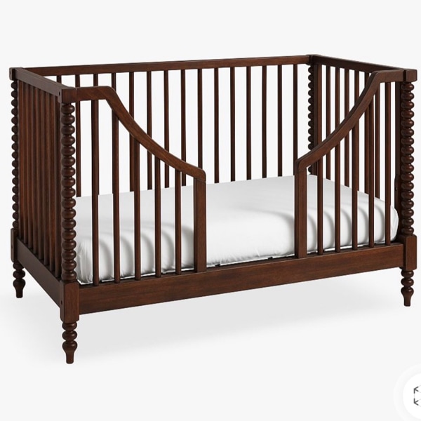 Chris Loves Julia Turned Wood Convertible Crib | Pottery Barn Kids