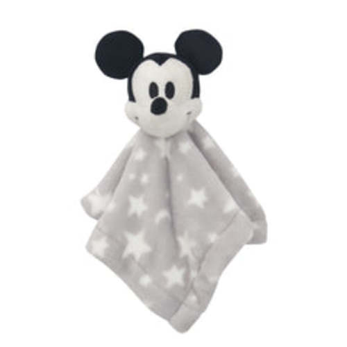 Mickey Mouse Gray Stars Security Blanket
