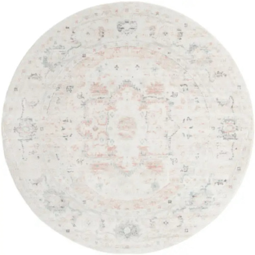 Ivory 7' x 7' Madeline Vintage Round Rug | Rugs.com