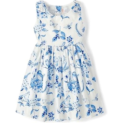 Amazon.com: Gymboree,Girls,and Toddler Short Sleeve Dressy Dresses,Mint Tea Floral,3T: Clothing, Shoes & Jewelry