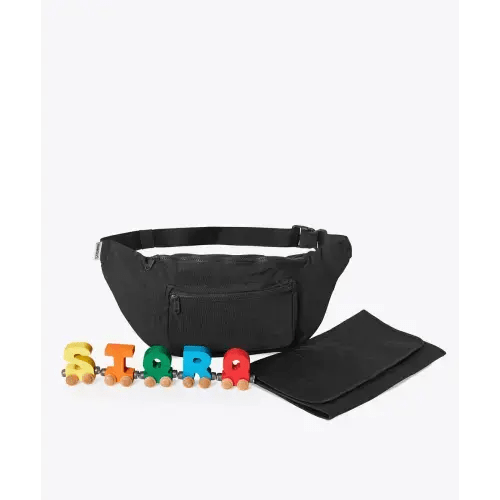 Fanny Pack Diaper Bag Baby Belt Bag Sling Crossbody With Changing Mat
