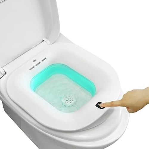 Electric Sitz Bath- Foldable Postpartum Care Basin,Sitz Bath Tub for Soothes and Cleanse Vagina & Anal, Hemorrhoids and Perineum Treatment,Suitable for Women, Maternity, Pregnant Women, Elderly