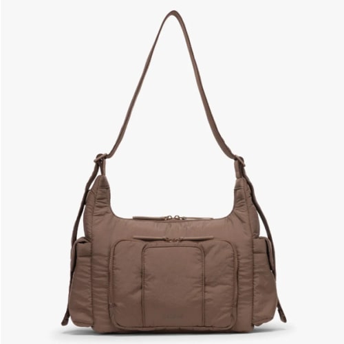 Crossbody Diaper Bag - HAZELNUT