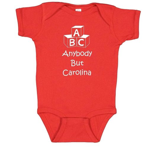 ABC Anybody But Carolina Funny anti-UNC Baby Bodysuit