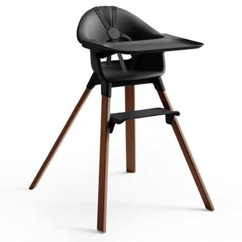Stokke Clikk High Chair - Black / Warm Brown