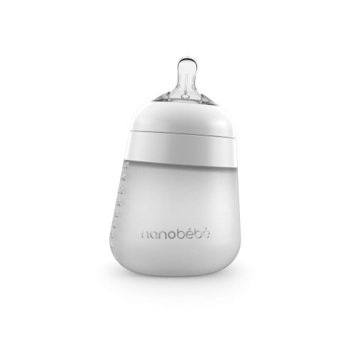 Flexy Silicone Baby Bottle - 9oz - 3-pack - White