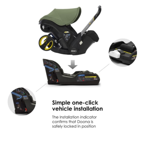 Doona Latch Base - Compatible with Doona Car Seat & Stroller