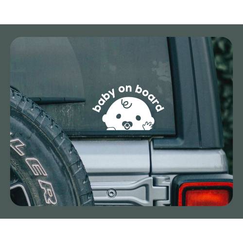Cute Baby On Board Sticker Car Bumper Sticker Cute Gift for Baby On Board Sticker
