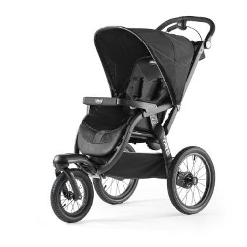 Chicco TRE Jogging Stroller - Galaxy: Flat-Free Pneumatic Tires, One-Hand Fold, Adjustable Handle, 50 lbs Capacity