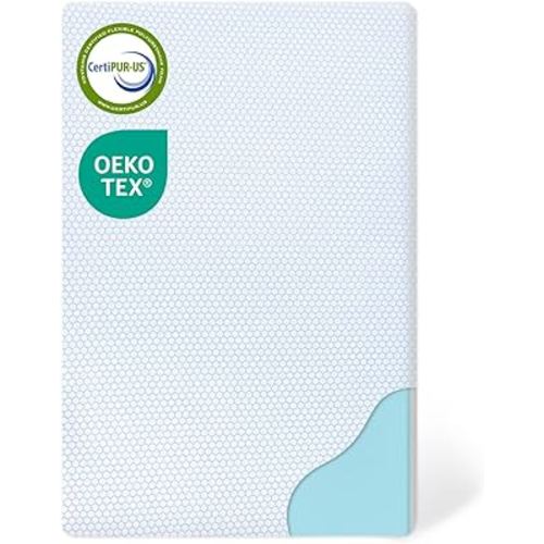Pack and Play Mattress, Dual Sided Memory Form Baby Mattress and Toddler Mattress, 38x26 Portable Mini Crib Mattress for Pack N Play with Ultra-Soft Removable Cover