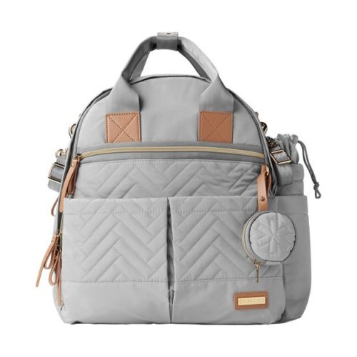 Skip Hop Suite Diaper Bag Backpack Set - 6pc - Dove