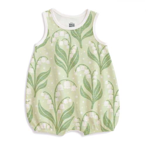 Bubble Romper - Lily of the Valley Green