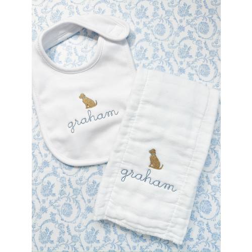 Bib and Burp Cloth Set