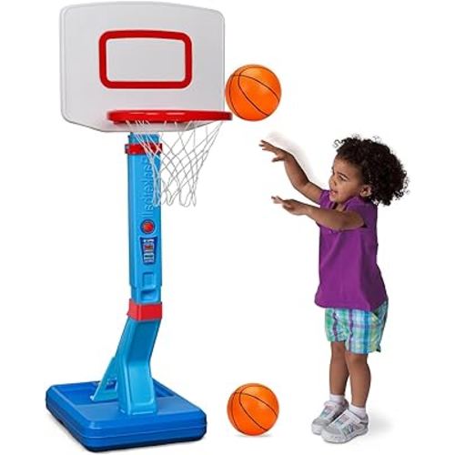 Amazon.com: Toddler Basketball Hoop Indoor Mini Adjustable Poolside Basketball Goals with Ball Pump for Boys Girls Outdoor Toys for Backyard Games Outside Swimming Pool Basketball Toy for Kids Age 2-4 3-5 6 : Toys & Games