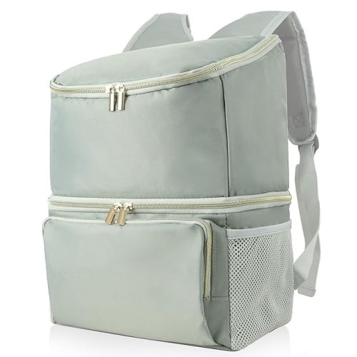 Wolka Breast Pump Bag with Insulated Compartments,Breastmilk Cooler Backpack for Spectra S1,S2 Medela