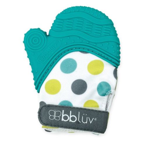 BBLUV Gluv Teething Mitten in - Aqua