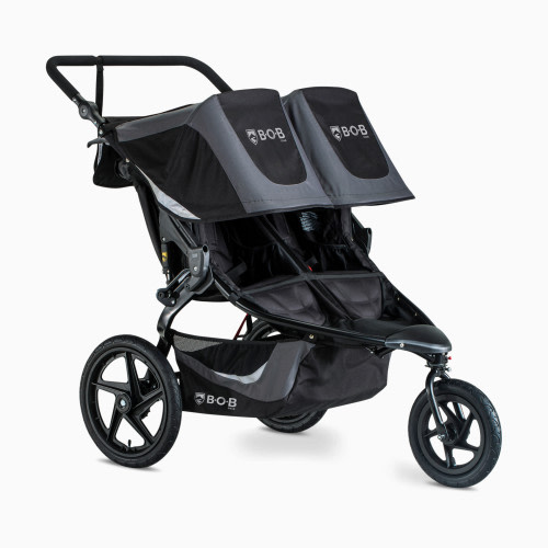 BOB Gear Revolution Flex 3.0 Duallie Double Jogging Stroller - Graphite Black