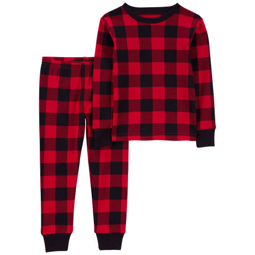 Baby 2-Piece Buffalo Check 100% Snug Fit Cotton PJs - Carter's | Carter's