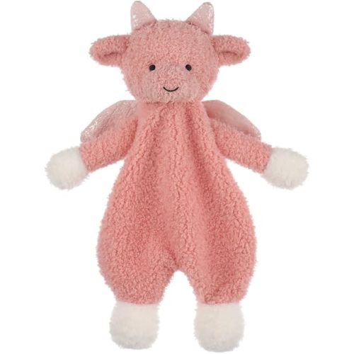 Apricot Lamb Dragon Snuggler Blanket Soft Loveys for Babies, Security Blanket for Baby Boy and Girl, for Infant and Toddlers