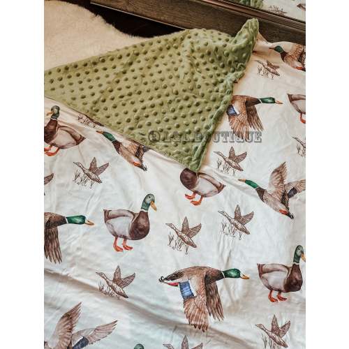 Minky Duck Baby Blanket