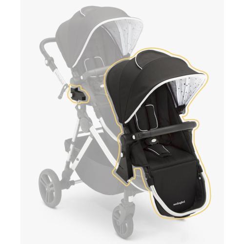 2nd Seat Kit | Black, Watercolor Drops, Silver with Black Leather