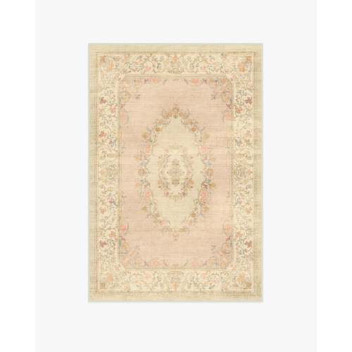 Bridgerton Lady Whistledown Vintage Pink Rug | Ruggable