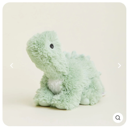 Microwavable Green Long Neck Dinosaur Warmies | Warmies USA