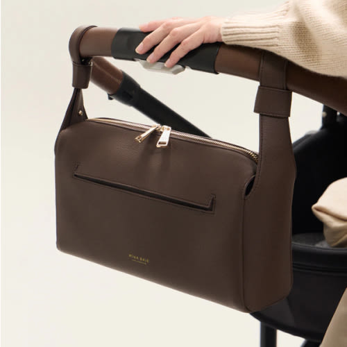 Mina Baie Stroller Caddy Vegan- coco