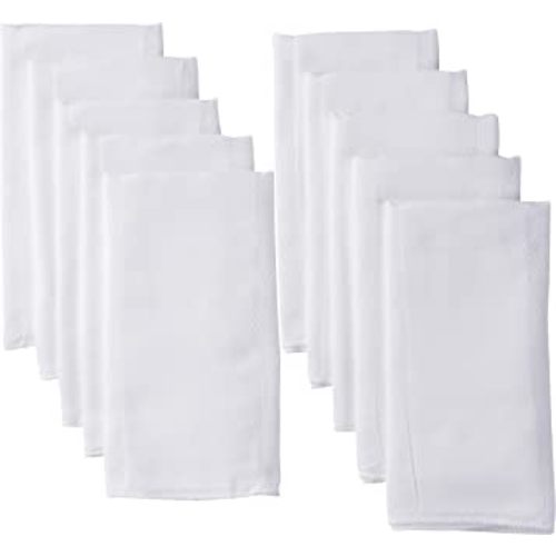 Gerber Unisex Baby Boys Girls Birdseye Prefold Cloth Diapers Multipack White 3-Ply 10 Pack
