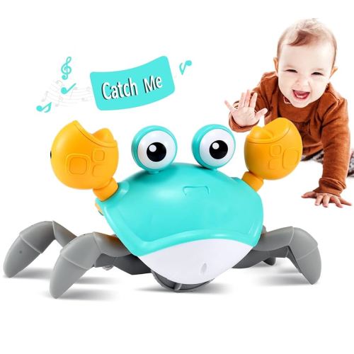 Amazon.com: control future Crawling Crab Baby Toy - Infant Tummy Time Toys 3 4 5 6 7 8 9 10 11 12 Babies Boy 3-6 6-12 Learning Crawl 9-12 12-18 Walking Toddler 36 Months Old Music Development 1st Birthday Gifts : Toys & Games