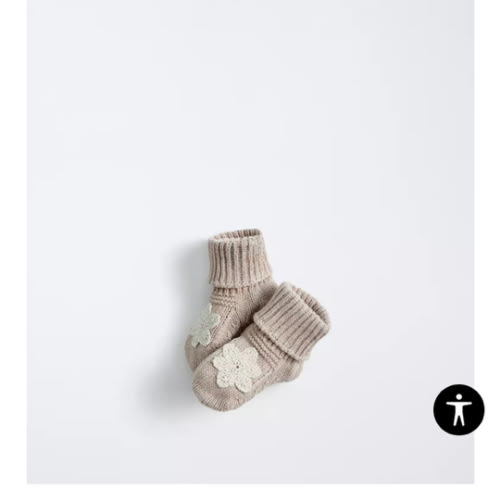FLOWER COTTON BOOTIES