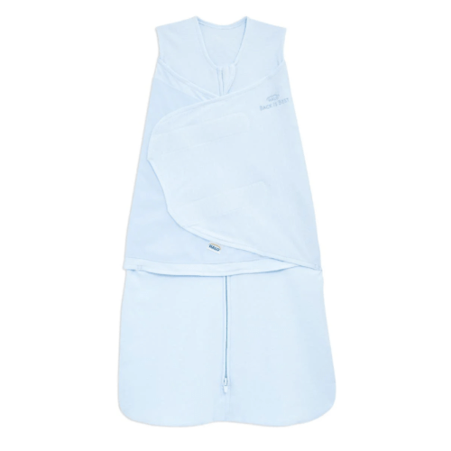 Baby Blue Cotton Baby Swaddle | HALO