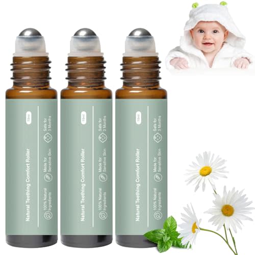 3Pcs Teething Roller, Mamas Teether: Teething Roller, Mamas Teether Teething Relief Roller, Natural Gentle Relief Roller, Roller All Natural for Babies