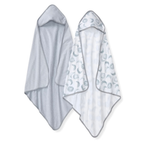 Hello Moon Organic Knit Terry Towels Set of 2