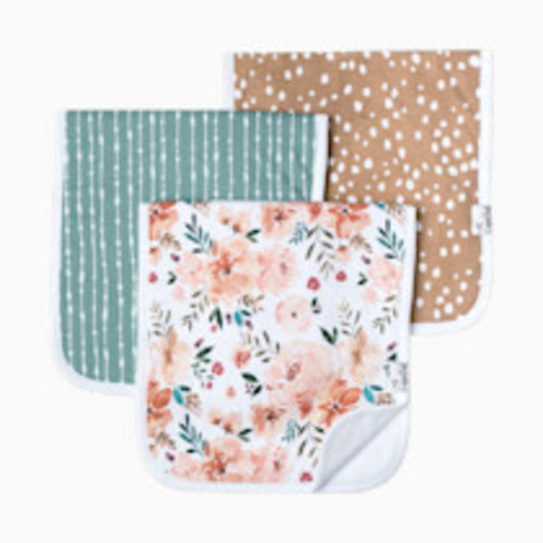 Copper Pearl Baby Burp Cloth Small 21''x10'' Size Premium Absorbent Triple Layer 3-Pack Gift Set 'Autumn'