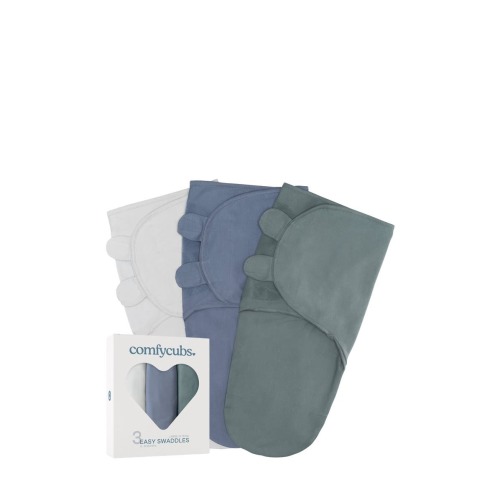 Easy Swaddle Blankets - Pack of 3, Small/Medium