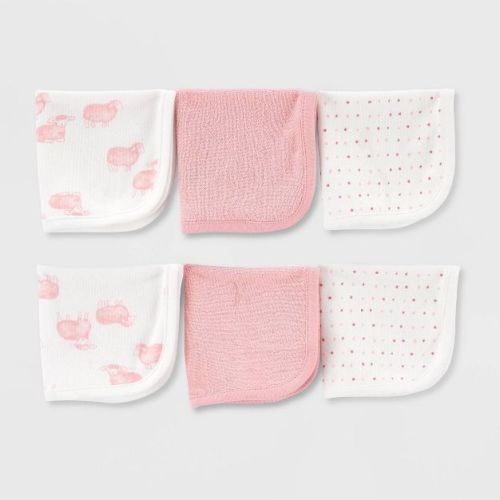 Carter's Just One You® Baby Girls' Sheep Bath Towel - Pink