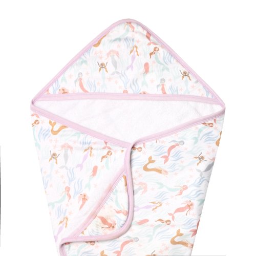 Premium Knit Hooded Towel - Coral| Copper Pearl