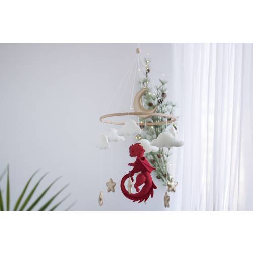 Red Dragon nursery mobile