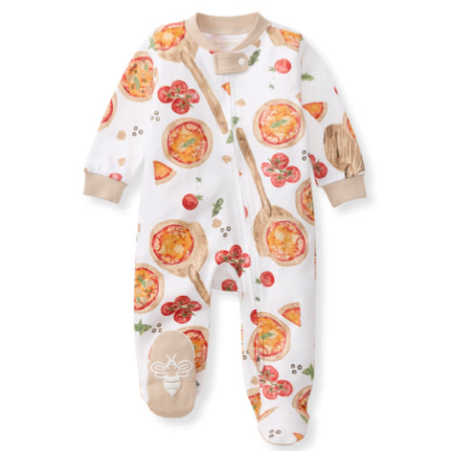 6-9M - Brick Oven Pizza Organic Cotton Sleep & Play – Burt's Bees Baby