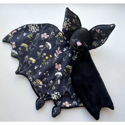 Bat plush for baby, baby lovey, snuggle cuddle baby toy, baby shower gift, bat lovey
