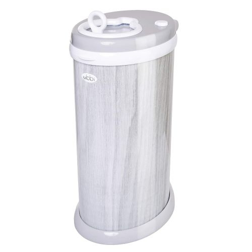 Ubbi Steel Odor Locking, Awards-Winning, Modern Design, Registry Must-Have Diaper Pail, Woodgrain